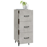 Sideboard Concrete Grey 34.5x34x90 cm Engineered Wood 812352