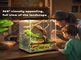 PawHut 40L Vivarium for Lizards, Frogs, Snakes, Turtles, Tortoises w/ Anti-Escape Design, T3398P549128
