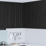 Wall Corner Cabinet PORTO Black 57 x 57 x 100 cm 885516