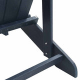 Garden Chair 2 pcs Navy Polyethylene 3335843