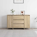 Sideboard Sonoma Oak 120 x 41 x 75 cm Engineered Wood 3333908