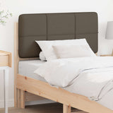 Upholstered Headboard Brown and Taupe 90 cm Solid Pine Wood 880146