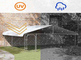 Outdoor Dog Kennel with Roof 300x300x150 cm 171501