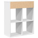 Book Cabinet White 66x31x80 cm Engineered Wood 860292