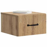 Wall-Mounted Bedside Cabinet 2 pcs Artisan Oak Engineered Wood 898954