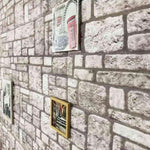 3D Wall Panels with Grey Brick Design 10 pcs EPS 147205