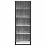 Bookcase Grey Sonoma 60x35x170.5 cm Engineered Wood 3300853