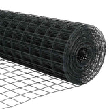 Fence with Posts Grey 1 x 25 m Steel 3336140