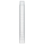 Arched Gabion Basket 200x30x220/240 cm Galvanised Iron 153471