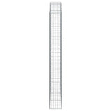 Arched Gabion Basket 200x30x220/240 cm Galvanised Iron 153471
