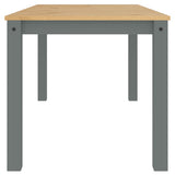 Dining Table PANAMA Grey 160x80x75 cm Solid Wood Pine 4005706