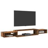 Wall-mounted TV Cabinet Wall-Mounted Old Wood 180 x 28 x 21 cm 8006011