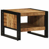 Coffee Table 50x50x38 cm Solid Rough Wood Mango 4102712