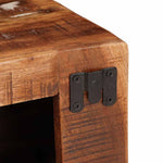 Wine Rack Wall-mounted Brown 44 x 30 x 35 cm Solid reclaim wood 4104574