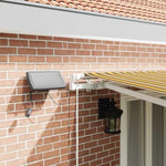 Retractable Awning with Manual Multicolour 500 x 300 cm Fabric 3331298
