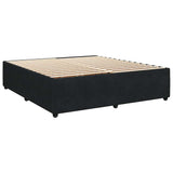 Bed Frame without Mattress Black Super King Velvet 3285047