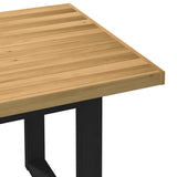 ZNTS Dining Table NOAIN U-Shaped Legs 180x90x75 cm Solid Wood Pine 3328259