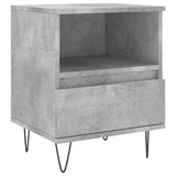 ZNTS Bedside Cabinets 2 pcs Concrete Grey 40x35x50 cm Engineered Wood 830629