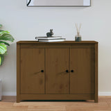 Sideboard Honey Brown 100x35x74 cm Solid Wood Pine 814562