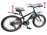 Kids Bike 20'' 6-Speed for 6-11 Years Old Black 42009385