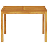 Garden Dining Set Folding 3 pcs Brown Solid Acacia Wood 3375632