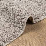 Shaggy Rug PAMPLONA High Pile Modern Beige 160x160 cm 375214