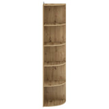 Corner Shelf 5-Tier 41.5 x 41.5 x 178 cm Engineered Wood 8016333