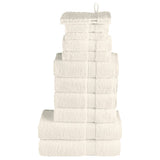 12 Piece Premium Towel Set SOLUND Cream 600 gsm 137584