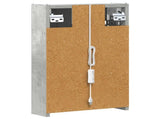 Bathroom Mirror Cabinet Concrete Grey 33 x 11.5 x 50 cm 889218