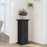 ZNTS Plant Stand Black 33x33x80 cm Engineered Wood 852970