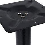 Bistro Table Leg Black 52x52x72 cm Cast Iron 325433