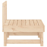 Garden Middle Sofas 2 pcs Solid Wood Pine 825401