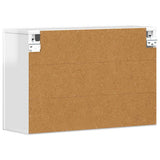 Hanging Cabinet with Shelf High Gloss White 60 x 20 x 40 cm 891378