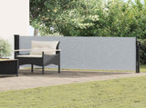Retractable Side Awning Grey 300 x 100 cm Polyester 42035401