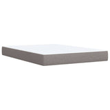 Box Spring Bed with Mattress Taupe 140x200 cm Fabric 3285384