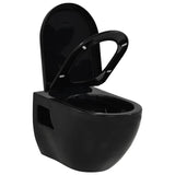 Wall-Hung Toilet Ceramic Black 143023