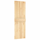 Sliding Door with Hardware Set 70x210 cm Solid Wood Pine 3202971