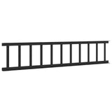 Black 600 x 2.5 x 20 cm Steel 42028476
