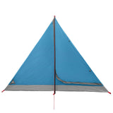 Backpacking Tent Blue 4-Person 185T Polyester with PU Coating 42018560