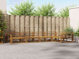 Outdoor Sofa Set 5 pcs Natural Solid Acacia Wood 3367587