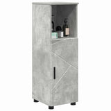 Bathroom Cabinet with Storage Concrete Grey 30 x 35 x 95 cm 883317