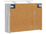 Bathroom Mirror Cabinet Grey Sonoma 63.5 x 16 x 62.5 cm 889164