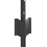 Embedded Fence Post 22 pcs Grey 100 cm Powder-Coated Steel 3335932