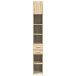 Slim Storage Cabinet Sonoma Oak 30x42.5x225 cm Engineered Wood 3281268