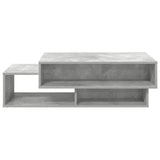 Coffee Table Concrete Grey 105 x 50 x 32.5 cm Engineered Wood 8000207