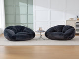 GOMYWAY Bean Bag Chair, Shell-Shaped Bean Bag Couch for Adults, Giant Bean Sofa with High-Rebound W2678P405331