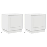 Bedside Cabinet 2 pcs White 44 x 34.5 x 45 cm Engineered Wood 869563