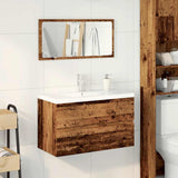 Bathroom Furniture Set Old Wood Engineered Wood 3328929