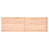 ZNTS Wall Shelf 160x50x cm Untreated Solid Wood Oak 363592