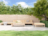 5 Piece Garden Lounge Set Solid Wood Pine 3186634